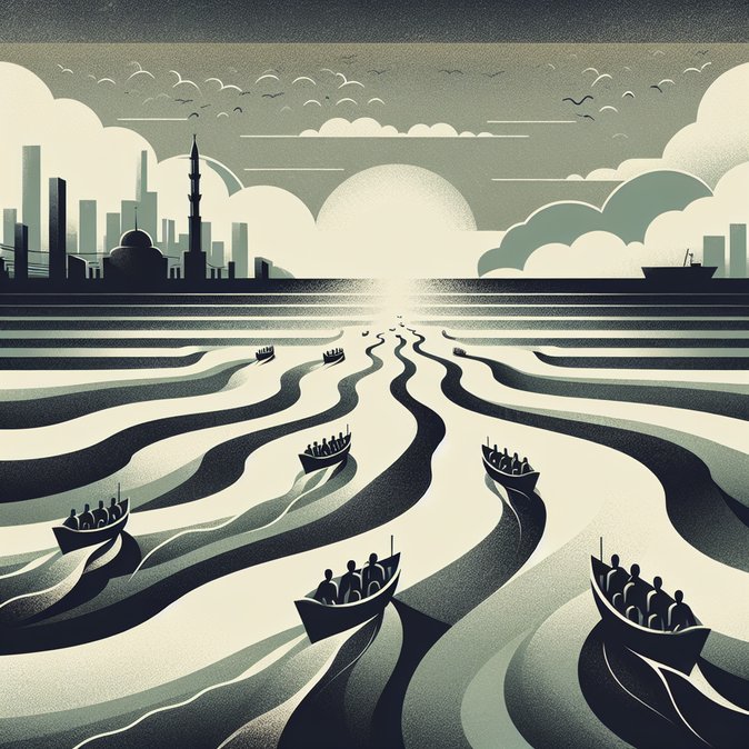 People-Smugglers Shift North: Five Boats Redirected from Belgian Coast to French Waters