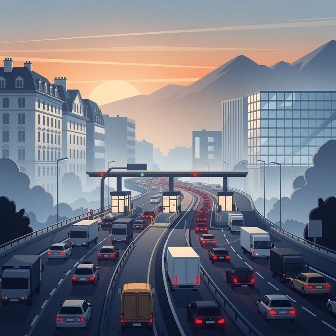 السلطات الفرنسية تحذر من اختناقات مرورية على الطرق الفرنسية-السويسرية مع تشديد الأمن في قمة السبع