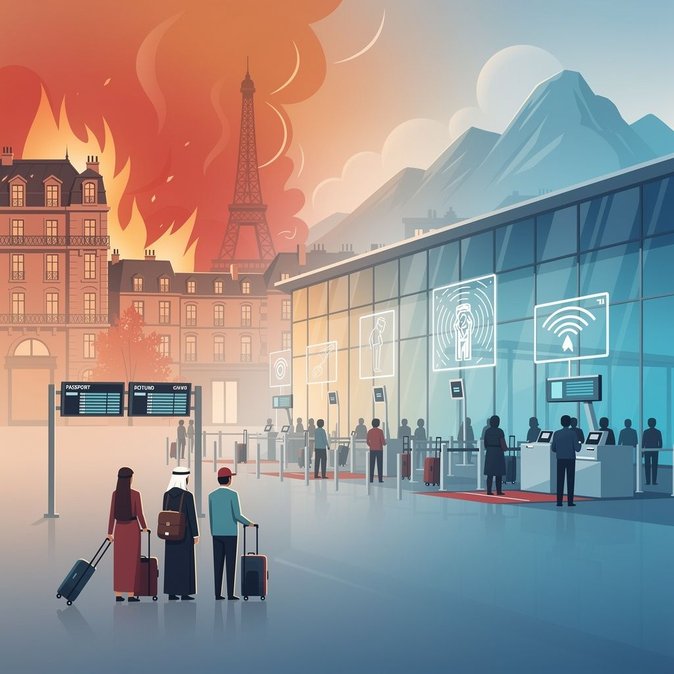 Incendios forestales en Francia, olas de calor y problemas en Schengen afectan los viajes de verano de Emiratos Árabes Unidos a Europa