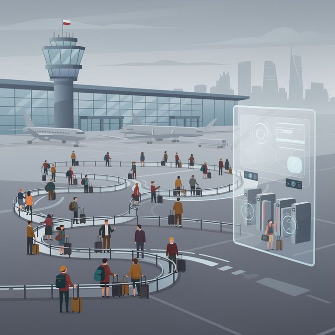 Filas de até cinco horas no Aeroporto de Bruxelas devido à sobrecarga do sistema de entrada/saída da UE no controle de fronteiras