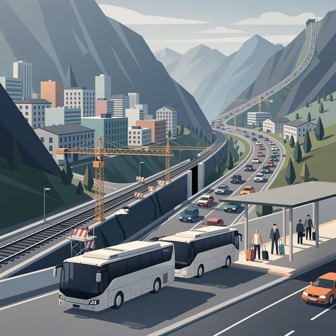 Línea del Brennero cerrada durante dos semanas a partir del 18 de julio – autobuses sustitutos y desvíos