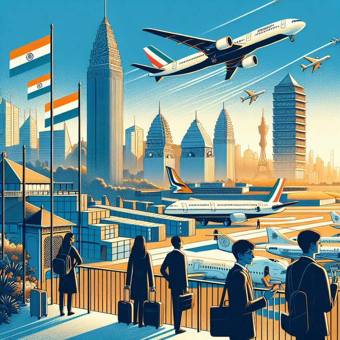 France unveils visa-free airport transit for Indians and a goal to host 30,000 Indian students by 2030
