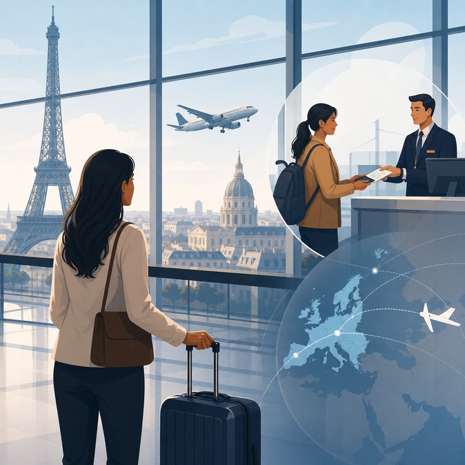 France Activates Visa-Free Airport Transit for Indian Nationals