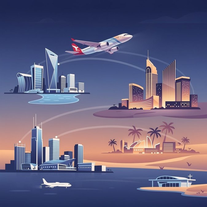 Qantas y Jetstar anuncian nuevas rutas a Las Vegas, Colombo y Western Sydney
