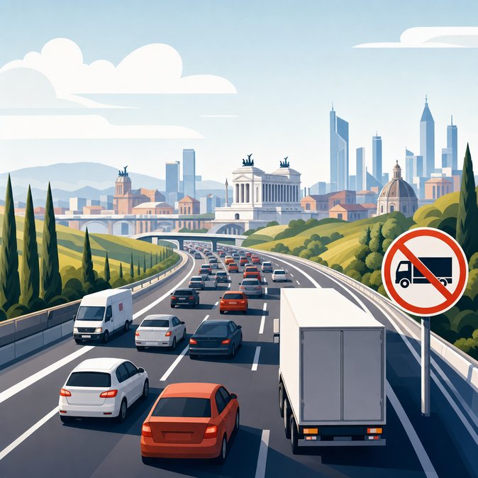 ANAS warns of 45 million trips over Republic Day ‘bridge’, imposes truck bans