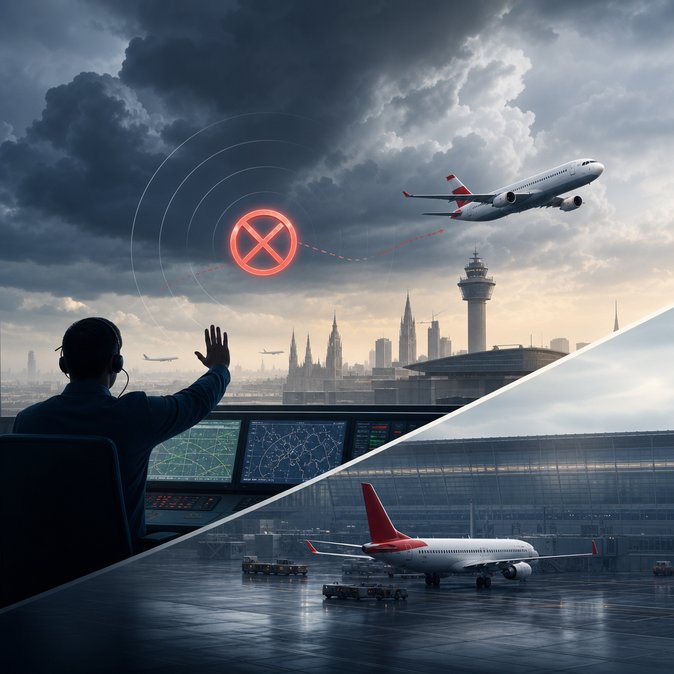 Wildcat strike by Belgian air-traffic controllers hits Austrian Airlines’ Brussels flights