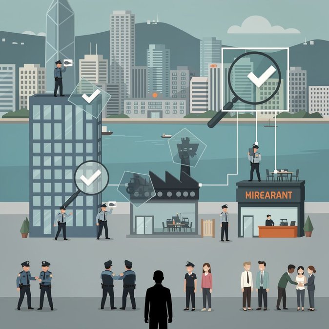 Departamento de Inmigración de Hong Kong detiene a 20 personas en operativo contra trabajadores ilegales en todo el territorio