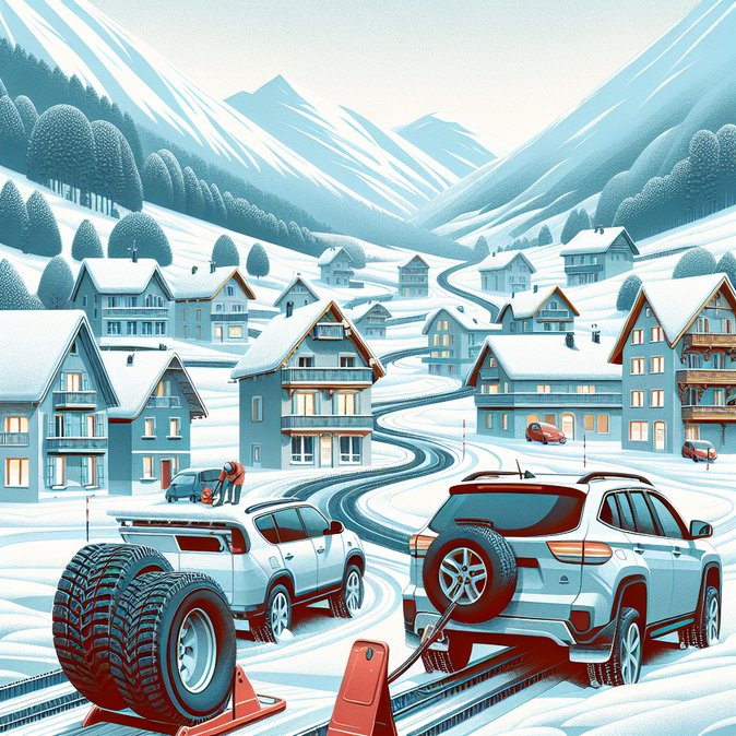 Winter-tyre rule enters force across French mountain regions