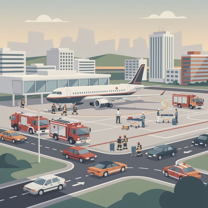 Caldas Novas organise un exercice simulé d'accident aérien le 23 octobre