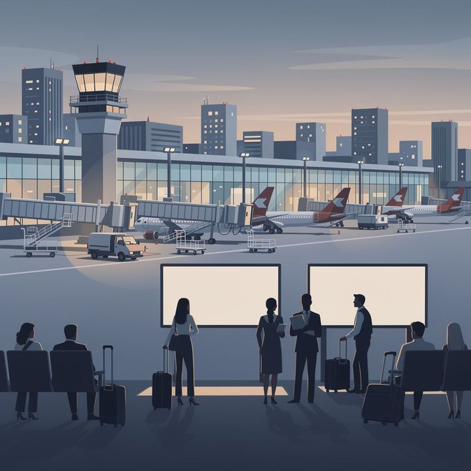 Grève nationale de 24 heures du personnel au sol des aéroports : plus de 300 vols annulés à travers l’Italie