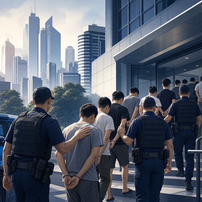 Philippines detains 24 Chinese nationals for work-permit and overstay violations