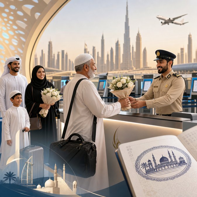 Dubai greets returning Hajj pilgrims with commemorative passport stamp