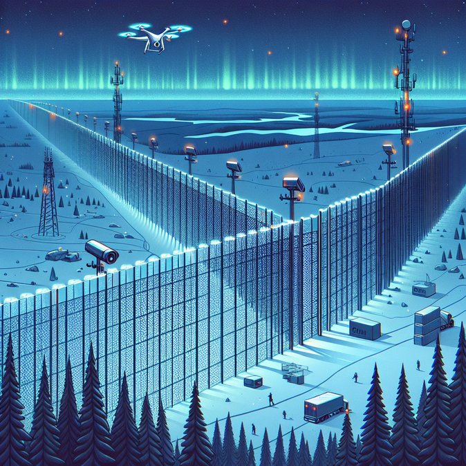 Finland Completes First 110-Kilometre Section of Eastern Border Fence with Russia