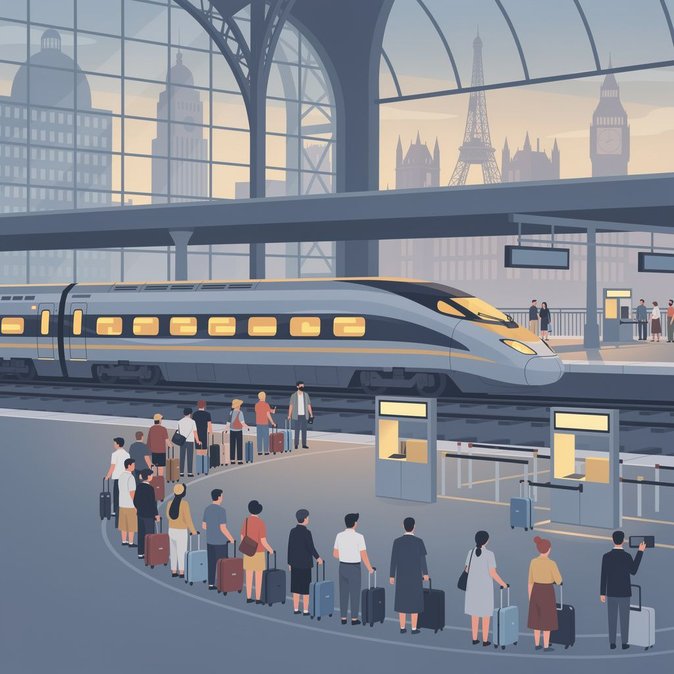 Eurostar advierte sobre retrasos el 17 de julio debido a que los procedimientos fronterizos de la UE ralentizan los servicios a través del túnel del Canal