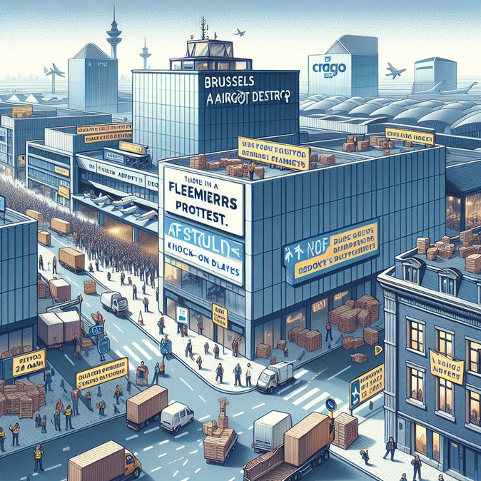 Farmers lift three-day blockade at Brussels Airport, restoring cargo flows