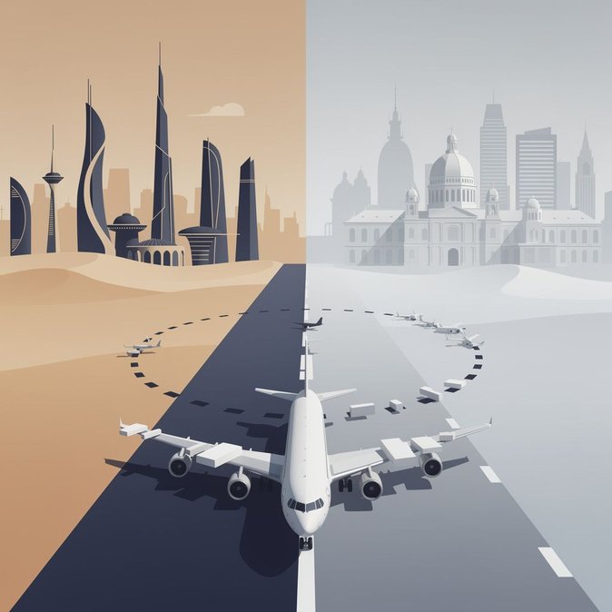 Wizz Air cancela su programación de invierno a Abu Dhabi y Dubái debido a desvíos aéreos inviables