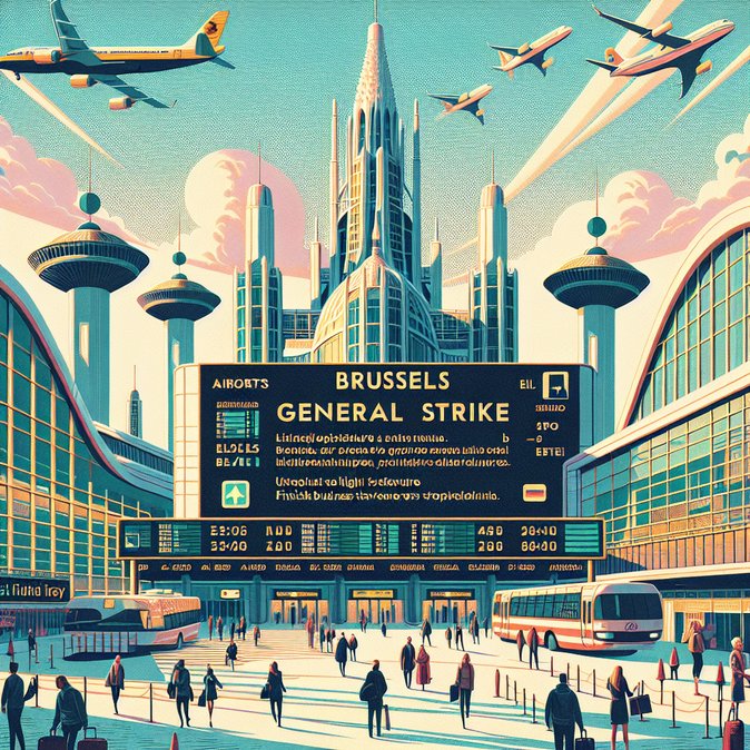 Brussels Airport Strike on 12 March Threatens Complete Flight Halt—Finnish Travellers Urged to Rebook