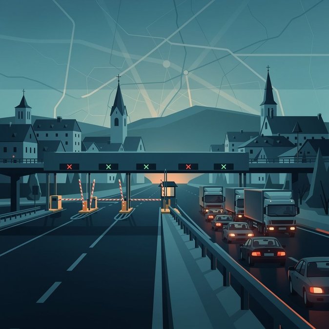 Eslovenia amplía los controles en fronteras Schengen, anticipando un endurecimiento en los cruces terrestres de las rutas de conducción hacia Reino Unido