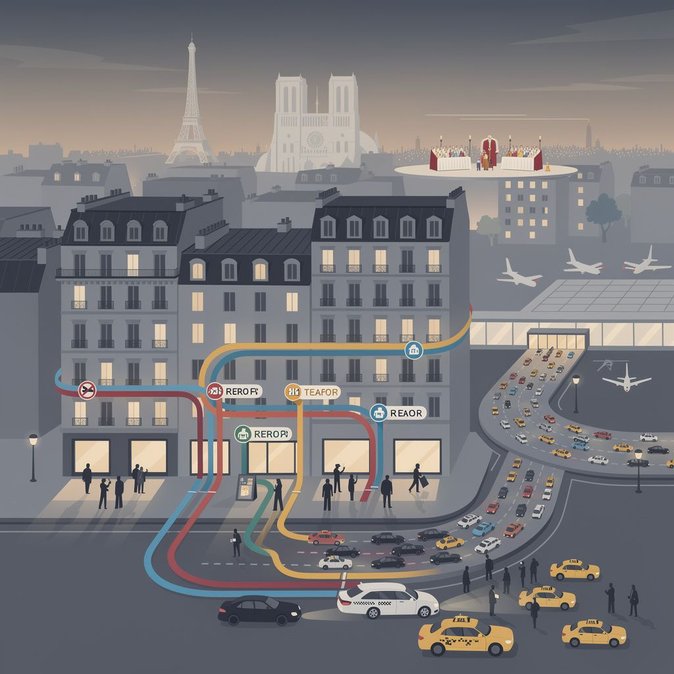 Cierres del Metro y RER de París complican la movilidad durante el fin de semana por eventos papales