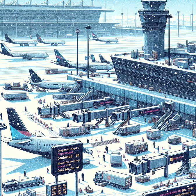 Deep Freeze Triggers Widespread Flight Delays at Warsaw Chopin Airport