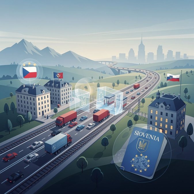Slovenia Lifts Internal Schengen Border Checks on 21 June, Smoothing Summer Road Trips for Czech Travellers