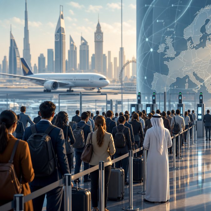 EU’s New Entry/Exit System Creates Hours-Long Queues for UAE Travellers