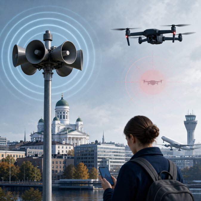 Finland’s 1 June nationwide siren drill will debut new drone-threat warnings
