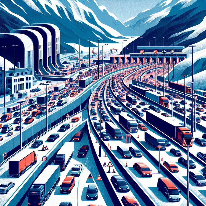 Swiss roads authority warns of heavy border congestion over Ascension and Pentecost weekends