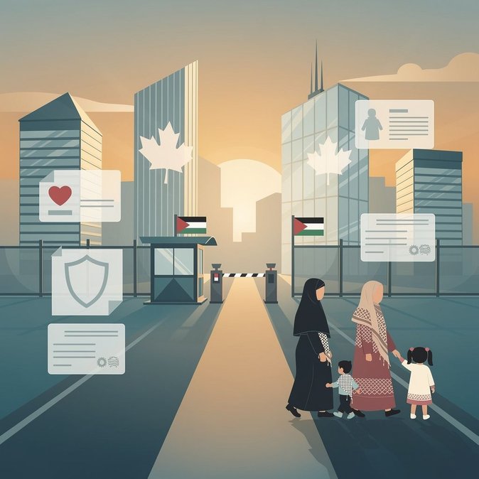 Le Canada précise les règles d'entrée pour les titulaires de visa de soutien familial en provenance de Gaza