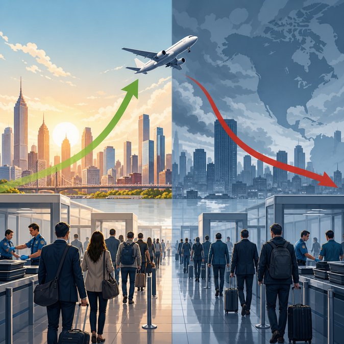 Passenger screening at Canada’s major airports edges up, but U.S.-bound traffic falls for 15th straight month