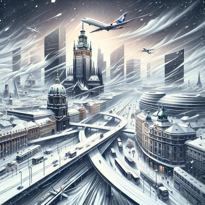 Heavy snowfall snarls Czech roads and disrupts business travel