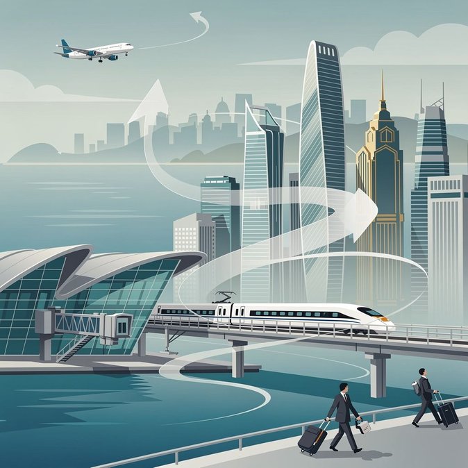 Guía de viaje sin visa a China destaca a Hong Kong como puerta de entrada fluida por tren y avión