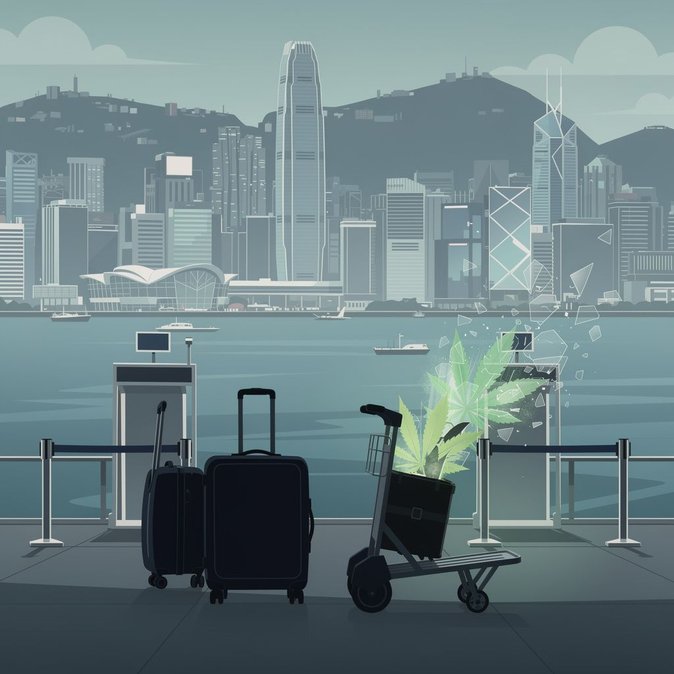 Aduanas incauta 5 kg de cannabis en el equipaje de un pasajero en el Aeropuerto Internacional de Hong Kong
