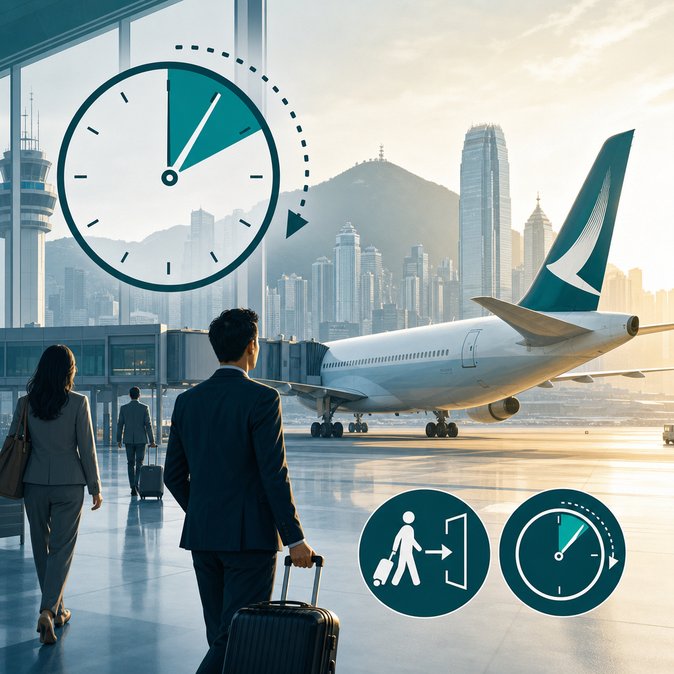 Cathay Pacific brings gate closing forward to 15 minutes before departure from 1 June