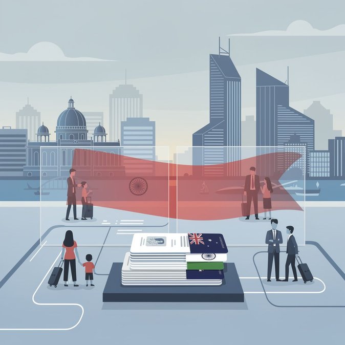 تعليق جميع خدمات التأشيرات والهويات وجوازات السفر والهجرة الهندية في أستراليا من قبل VFS Global