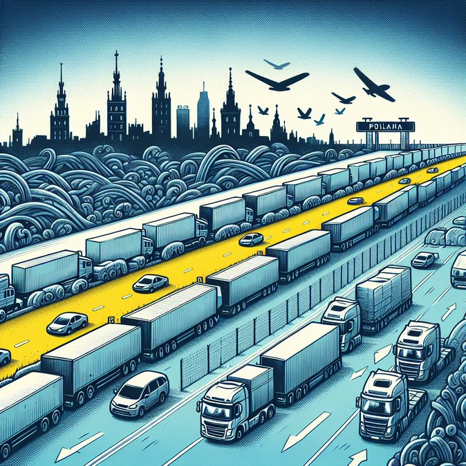 Carrier Protests and Border Checks Paralyse Poland–Ukraine Freight Corridors