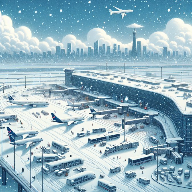 Snowstorms and Italian strikes trigger wave of flight cancellations at Paris-CDG