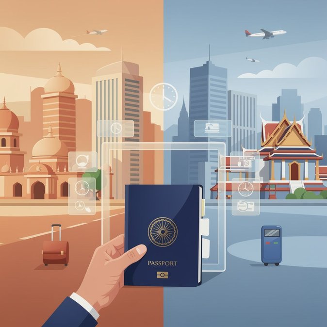 Tailandia elimina a India de la lista de exención de visa por 60 días; vuelve el visado a la llegada