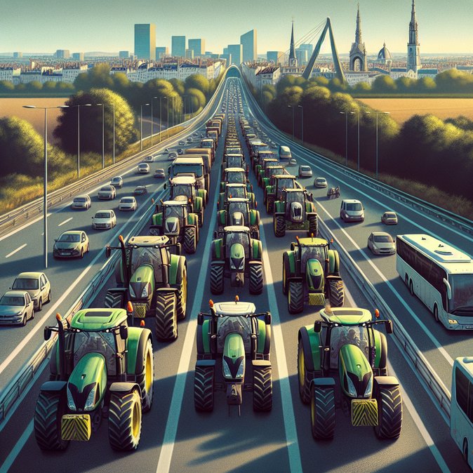 Lyon Farmers’ Blockade Enters Day 3, Choking Rhône Valley Arteries