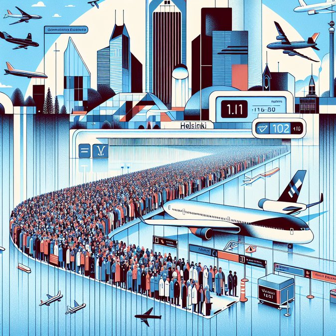 Biometric Entry/Exit System Launch Sparks Multihour Queues at Helsinki Airport