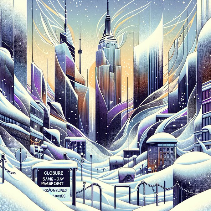 Winter Blizzard Shuts Five Northeastern Passport Agencies, Delays Same-Day Issuance