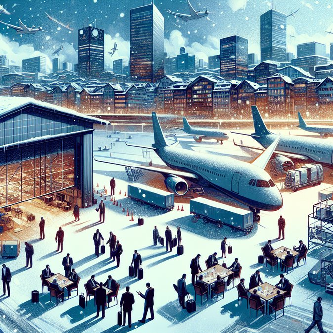 Deep freeze forces SWISS to cancel dozens of European flights, rattling corporate travel