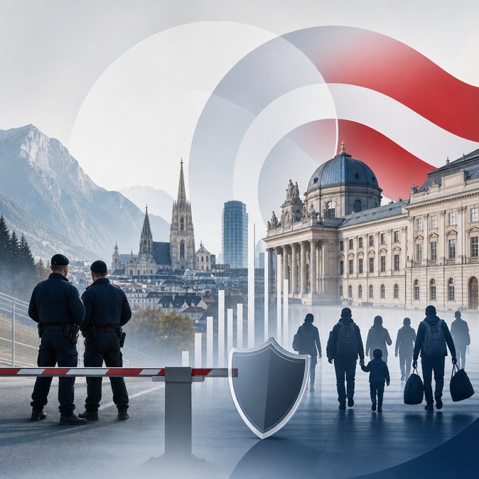 Austria records lowest monthly asylum intake since 2014 as interior ministry extends tough border measures