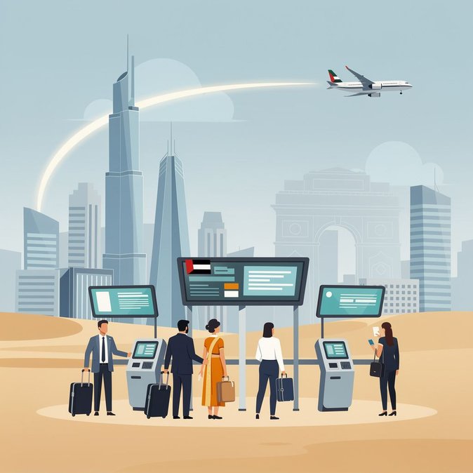 توجيهات جديدة توضح متطلبات بطاقة الوصول الإلكترونية ونظام Air Suvidha 2.0 للمسافرين من الإمارات إلى الهند