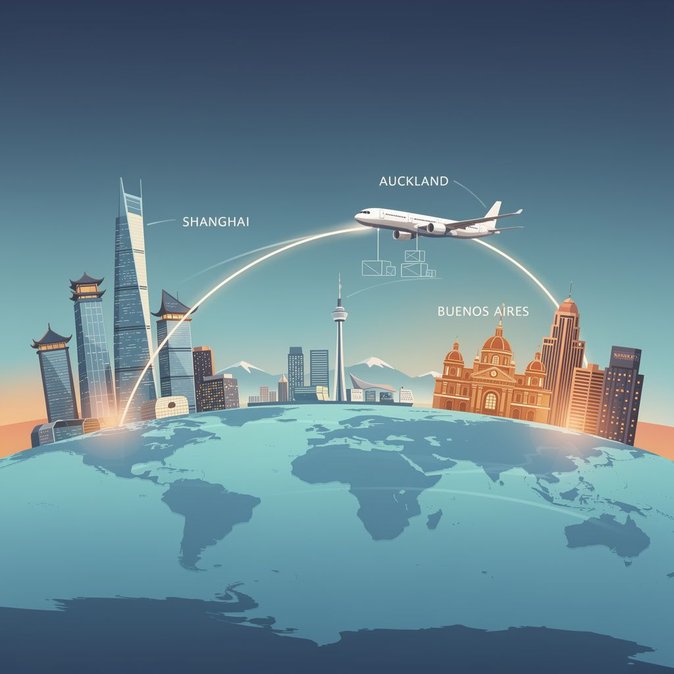 China Eastern va doubler la fréquence de la liaison Shanghai–Auckland–Buenos Aires, renforçant ainsi la connectivité entre la Chine et l’Amérique du Sud.
