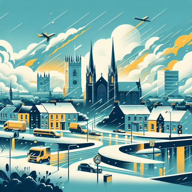 Storm Goretti prompts Met Éireann snow-and-rain alert for four southern counties