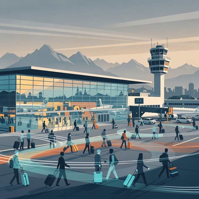 Flughafen Zürich verzeichnet Rekordzahl an Passagieren an einem Tag zum Start der Herbstferien
