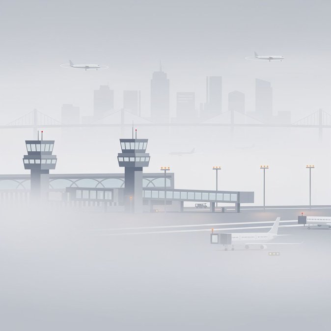 Un épais brouillard d'automne perturbe les opérations matinales dans les aéroports de Varsovie