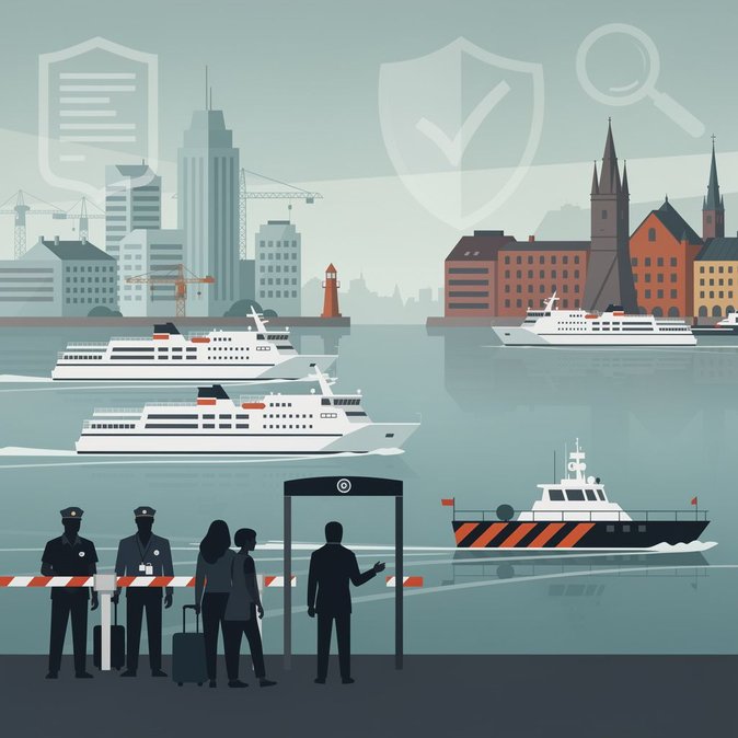 La Garde côtière finlandaise met en garde contre le risque persistant de migration irrégulière via les liaisons ferry avec l'Estonie