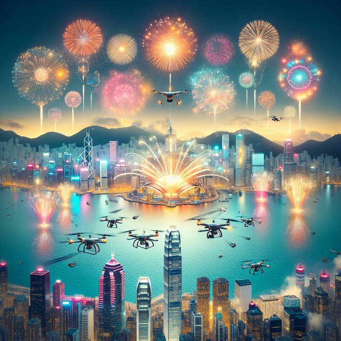Hong Kong Jockey Club’s twin-city drone-and-firework show aims to draw tourists to Hong Kong and Conghua